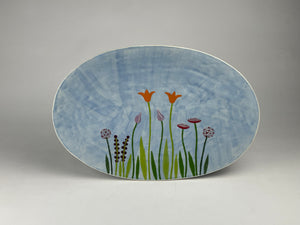 Flower Garden Platter