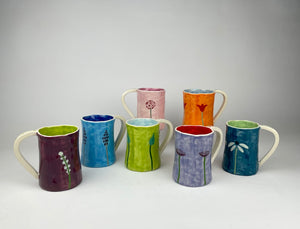 Flower mugs