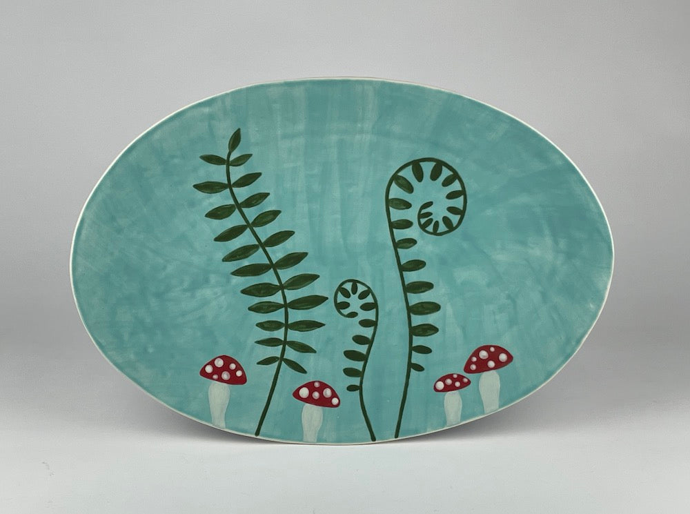 Fern and Mushroom Platter