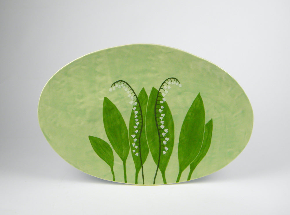 Lily of the Valley platter